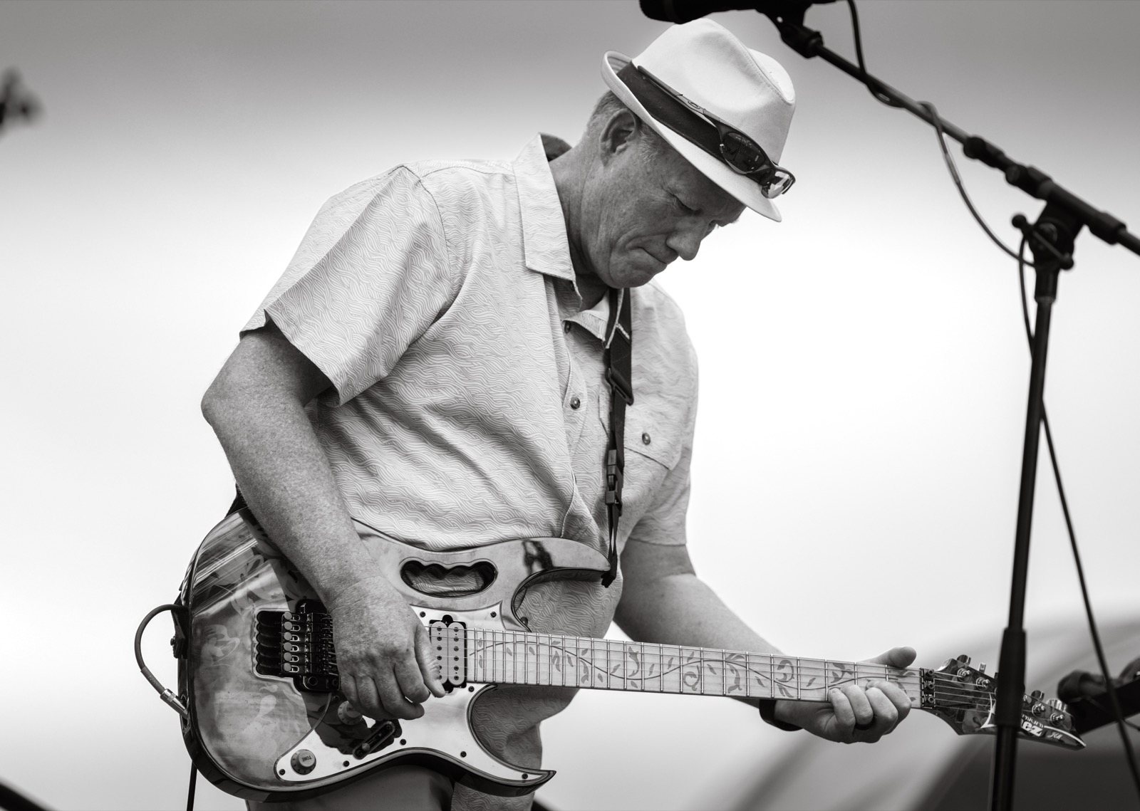 Live music photography — guitarist close-up